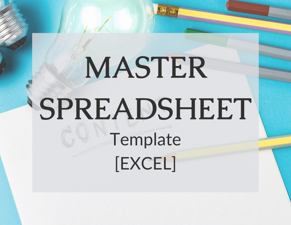 Read more about the article Master Spreadsheet Template